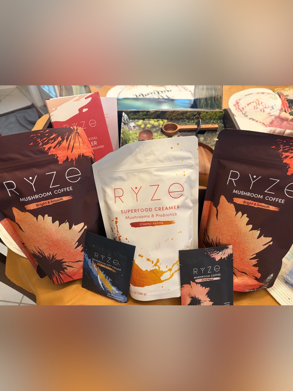 Ryze mushroom coffee kit